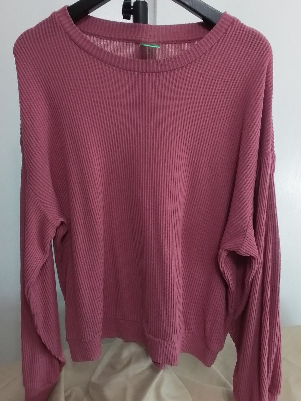 Honeydew Intimates Ribbed Crewneck Sweater in Dusty Mauve